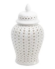 17in Cut Out Clover Temple Jar | TJ Maxx