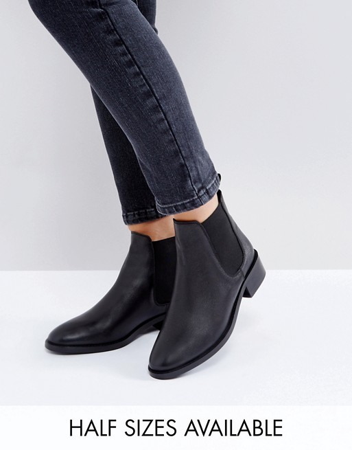 ASOS ABSOLUTE Leather Chelsea Ankle Boots | ASOS UK