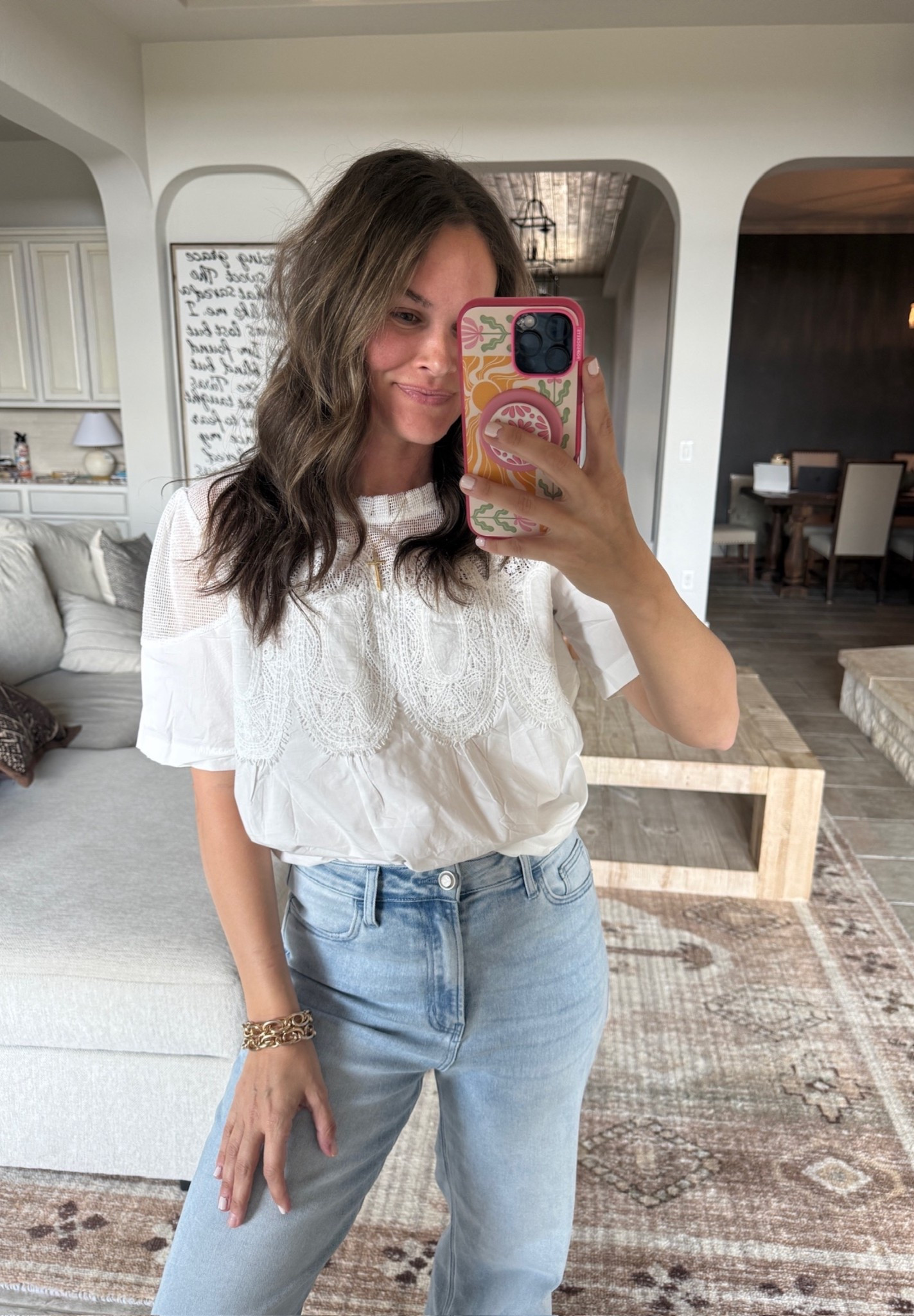 Anthro look for less I’m loving 🙌🏼 this top is so unique and feels so special

#LTKmomlife #LTKdayinmylife #LTKootd