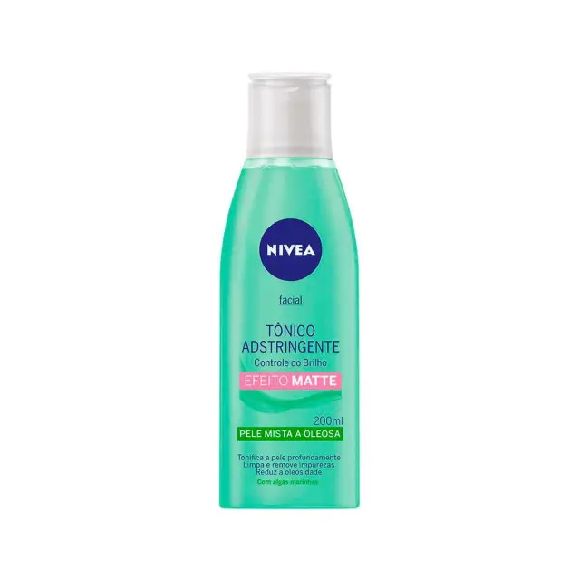Tônico Adstringente Facial Nivea Controle do Brilho Efeito Matte com 200ml | DrogaRaia (BR)
