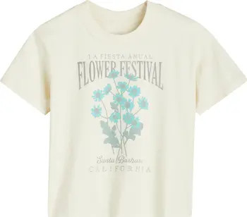 Kids' Crop Cotton Graphic T-Shirt | Nordstrom