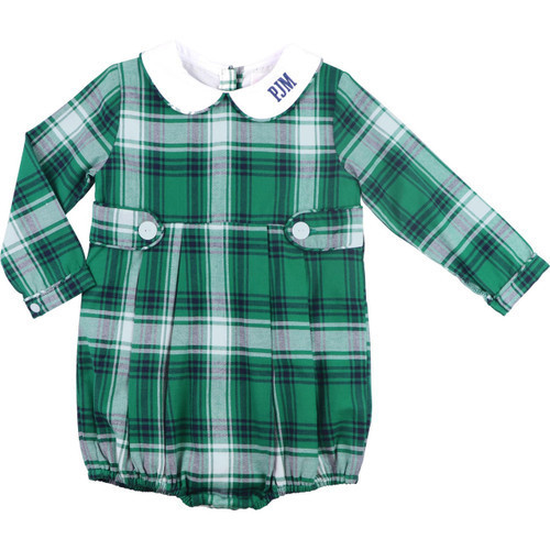 Green Plaid Bubble | Cecil and Lou