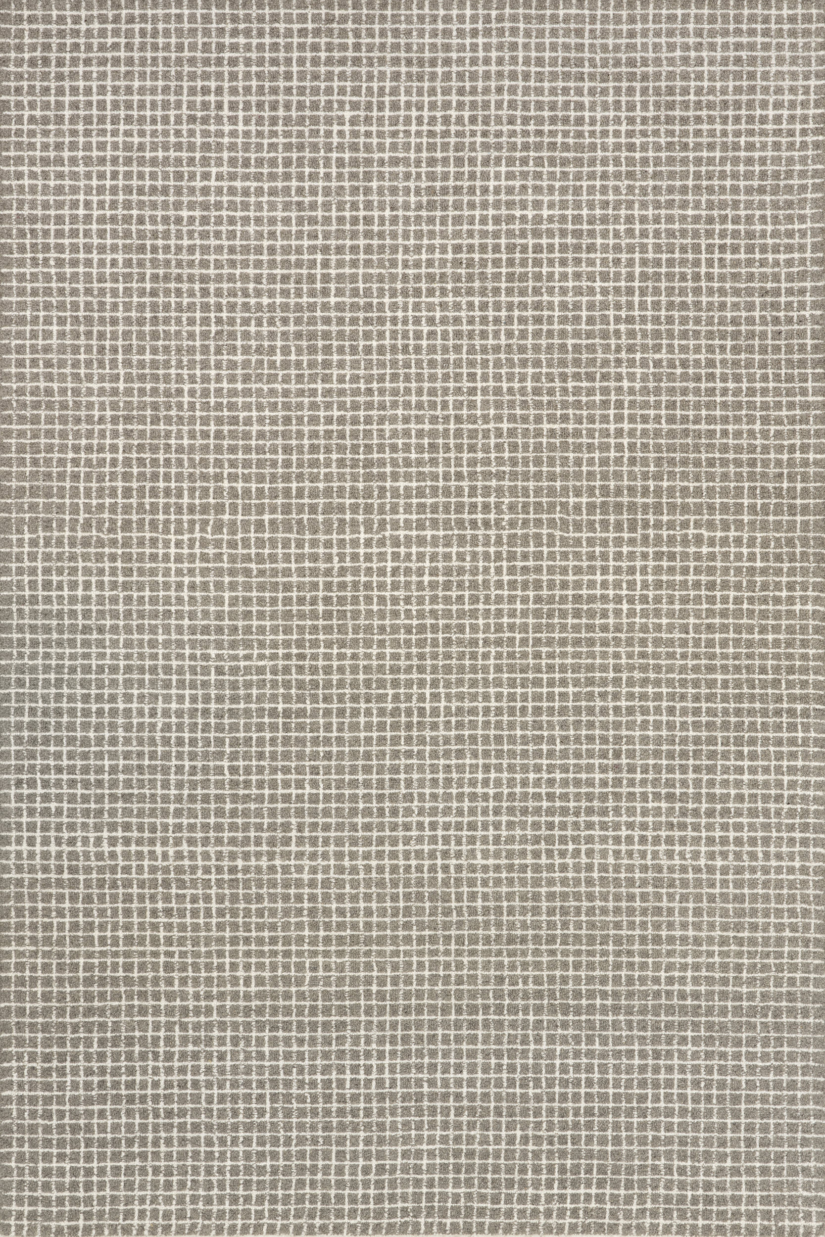 Grey Melrose Checked 4' rug | Rugs USA