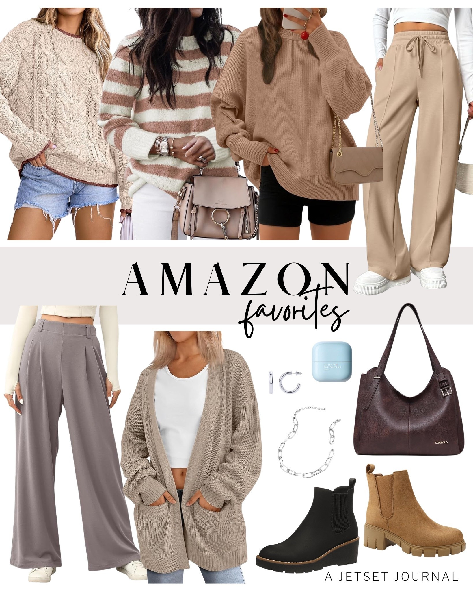 Upgrade your everyday style with fun and easy Amazon finds you will surely love!
leather handbag, fall booties, chelsea boots, layering pieces, chunky sweater, amazon finds, shopping spree, trendy pieces, must have items, fashion finds, amazon style, wardrobe staples, stylish finds, wardrobe update, must have accessories, affordable look, fall outfit, fall style

#LTKStyleTip #LTKU #LTKSeasonal
