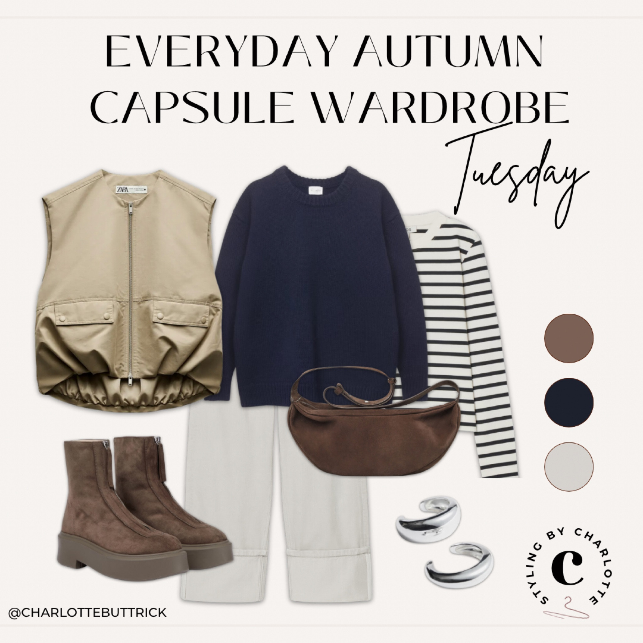 A week of autumn outfit ideas from a fall capsule wardrobe 🧦✨🤎🍂 TUESDAY 

navy jumper, brown suede boots, wide leg jeans, fall outfit idea 

#LTKautumn #LTKuk #LTKeurope