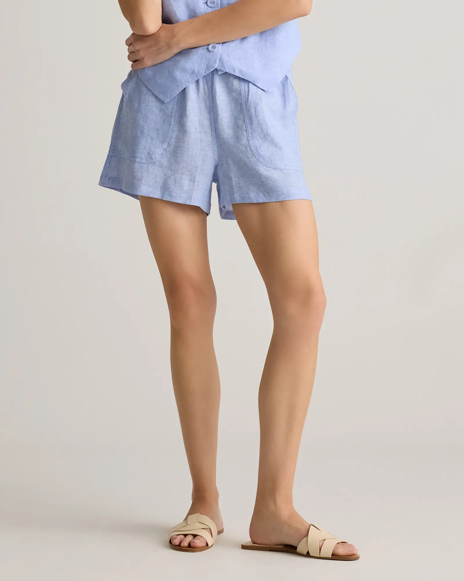 100% European Linen Shorts | Quince