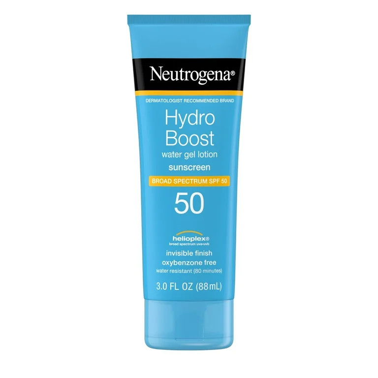 Neutrogena Hydro Boost Moisturizing Gel Sunscreen Lotion for Face and Body, SPF 50, 3 oz | Walmart (US)