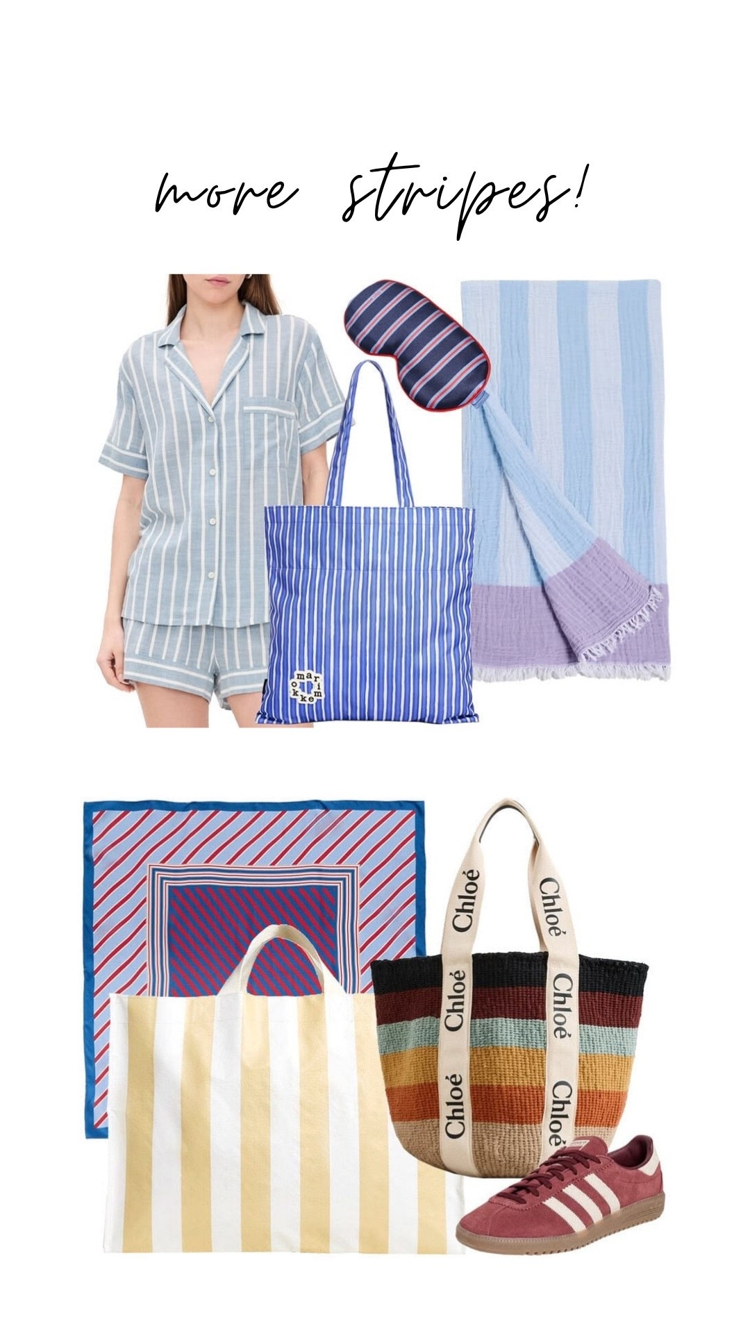 We are hyped about stripes this spring. Wear as a set, mix and match with your favorite solids, or really take it up a notch with pattern play. Want to wade in? Add some striped accessories—a scarf, tote, or shoes!

#LTKootd