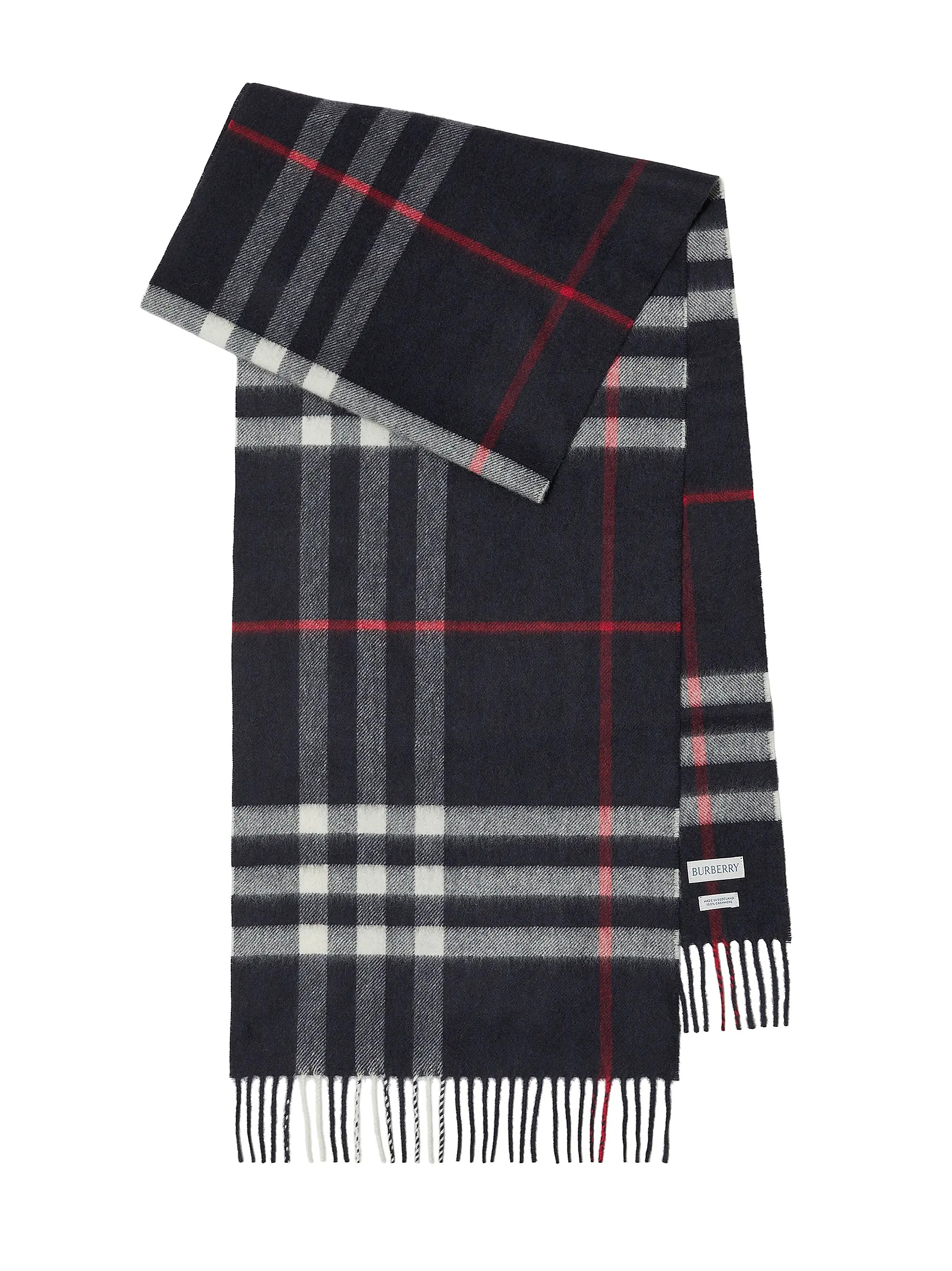 Check Cashmere Scarf | Saks Fifth Avenue