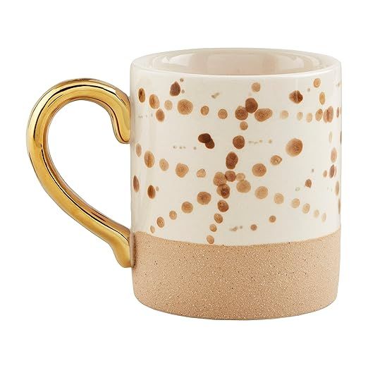 Mud Pie Coffee Mug, Green Splatter, 12 oz | Amazon (US)