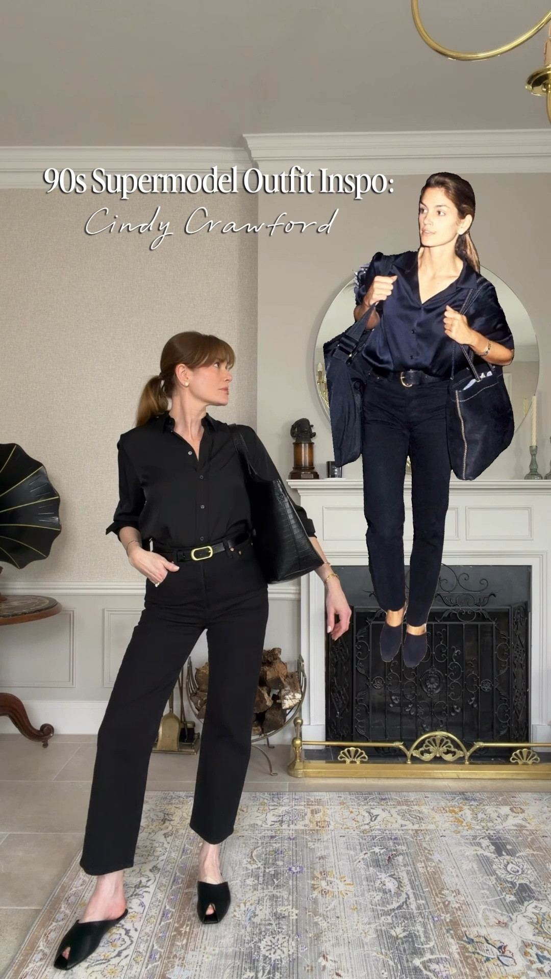 90s supermodel outfit inspo: Cindy Crawford

#LTKstyletip #LTKjeans #LTKuk