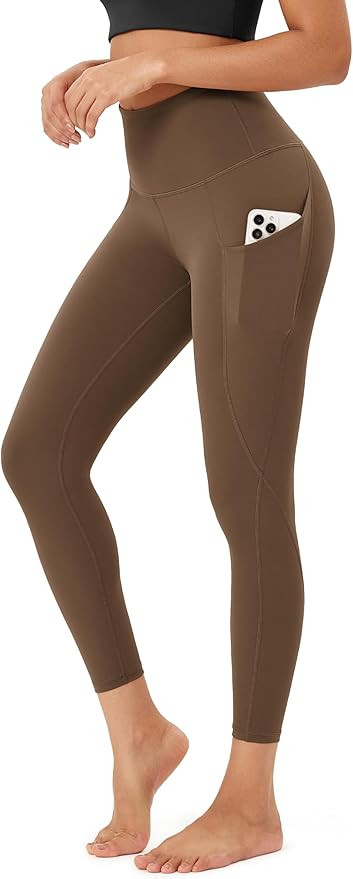 ODODOS Women's High Waisted Yoga Leggings with Pockets, Tummy Control Non See Through Workout Ath... | Amazon (US)