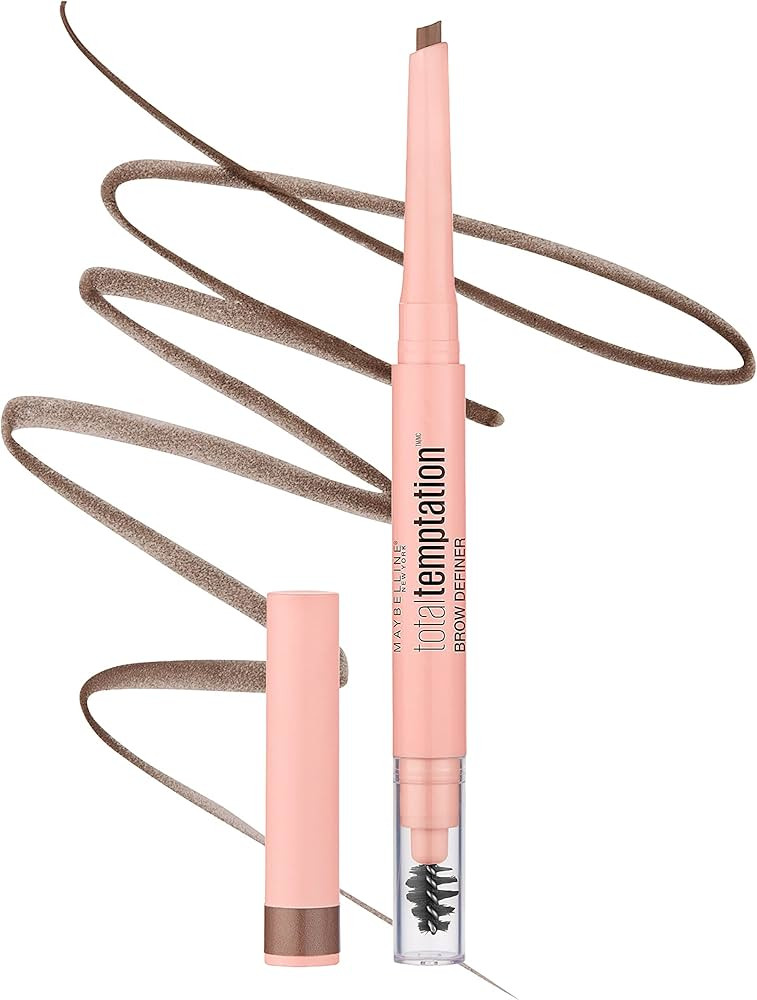Maybelline Total Temptation Eyebrow Definer Pencil, Soft Brown, 1 Count | Amazon (US)