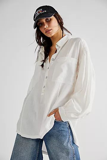 Washed Linen Top | Free People (Global - UK&FR Excluded)