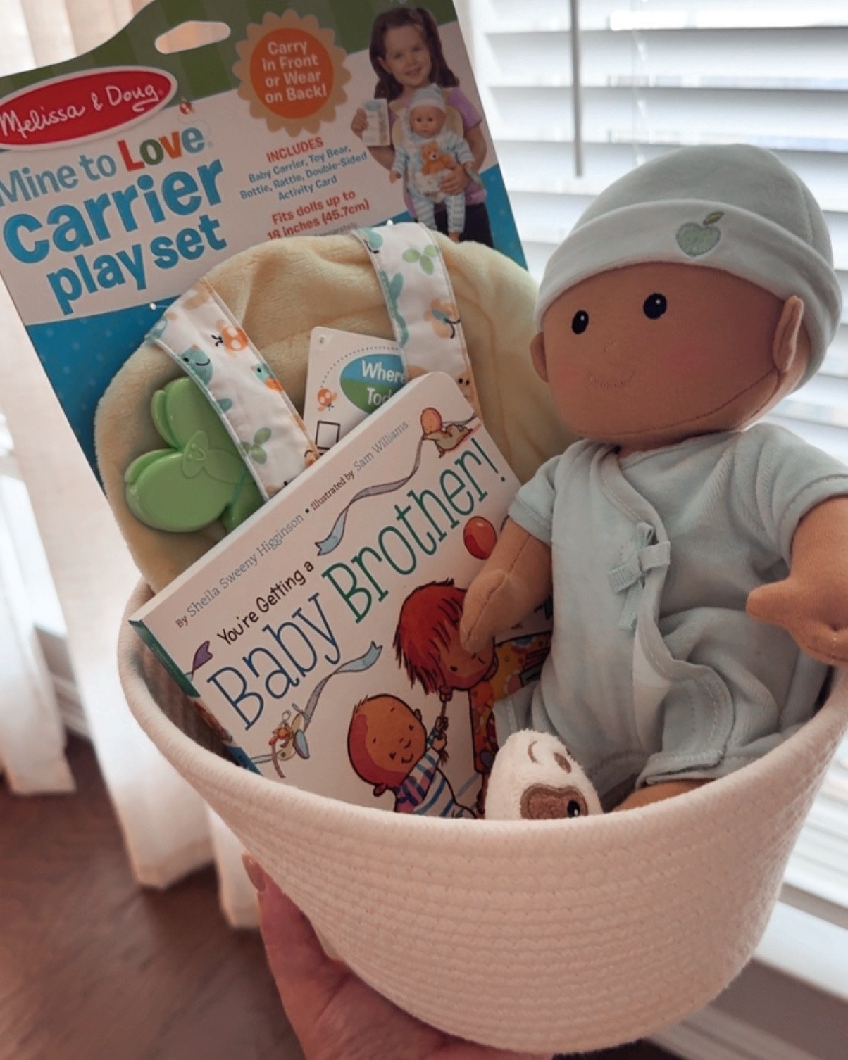 Big sister to be basket 🤍 

#LTKFamily #LTKBaby #LTKKids