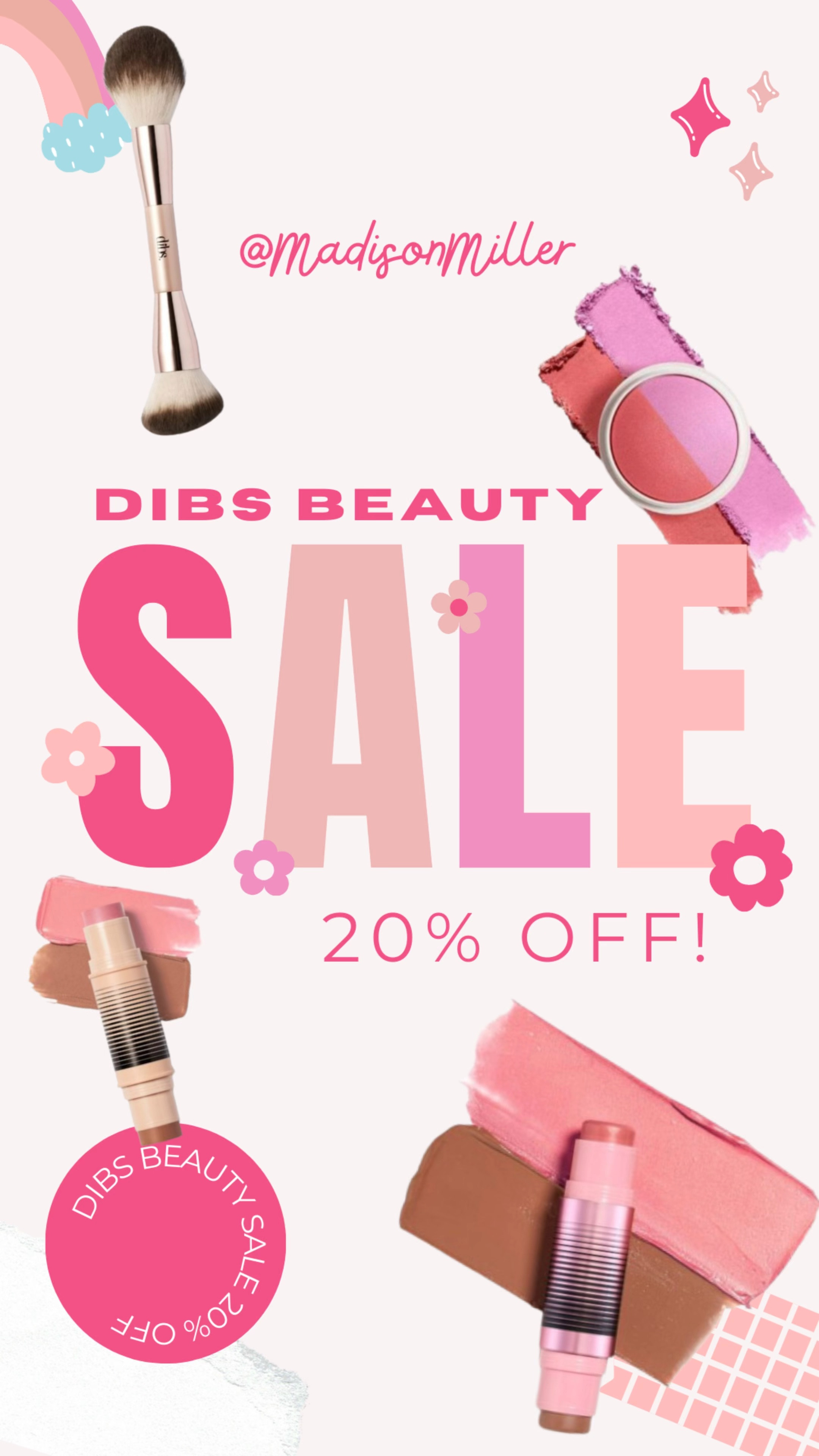 Dibs Beauty 20% Off Sale💕

Favorite shades: 
+ starlit
+ 1.5
+ pop star 


Dibs beauty | beauty sale | summer makeup | spring makeup | grwm | get ready with me | makeup | cream products  

#LTKVideo #LTKBeauty #LTKSaleAlert