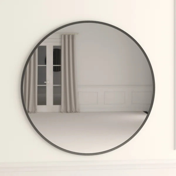Sabine Metal Round Wall Mirror | Wayfair North America