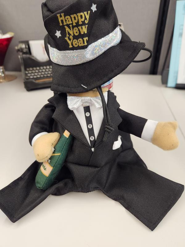 Frisco Front Walking New Years Tuxedo Dog & Cat Costume | Chewy.com