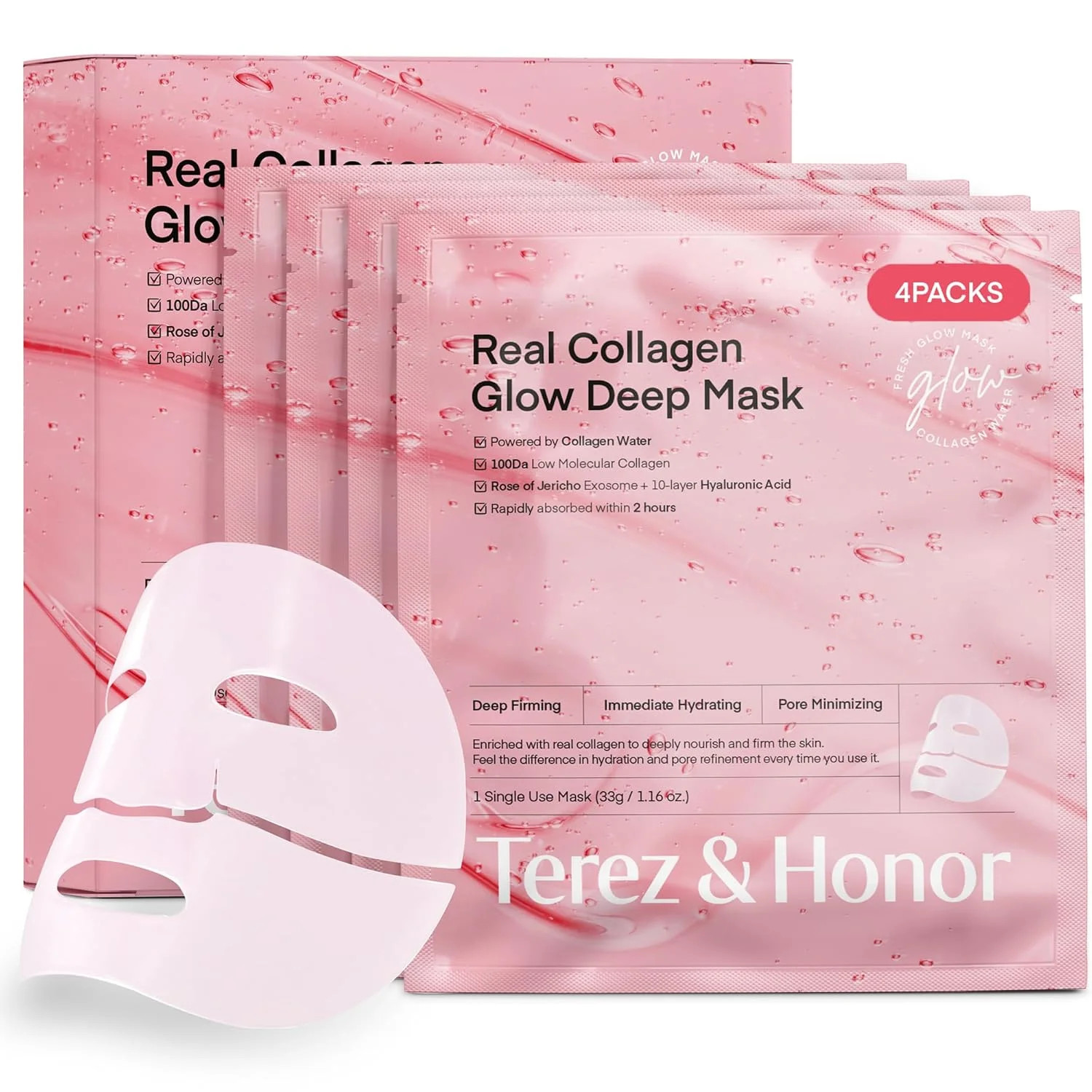 TEREZ & HONOR Korean Overnight Collagen Face Mask – Deep Moisturizing & Firming Sleeping Mask f... | Walmart (US)