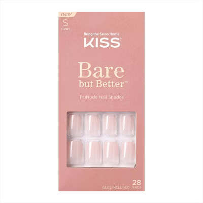 Kiss Bare But Better TruNude Fake Nails - Nudies - 28ct | Target