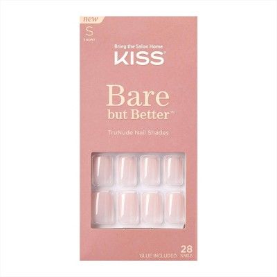 Kiss Bare But Better TruNude Fake Nails - Nudies - 28ct | Target