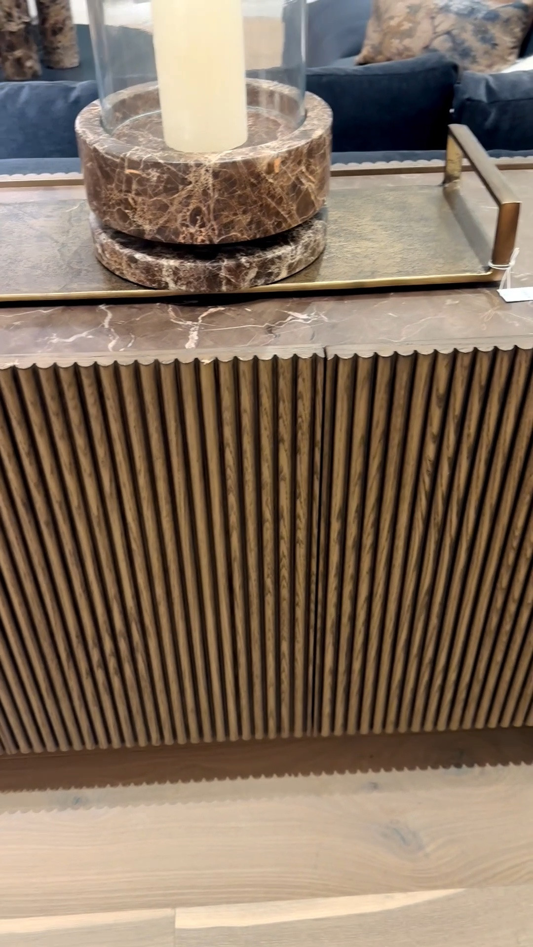 This fluted console is one of those pieces that works almost anywhere—style it in an entryway, behind a sofa, or even as a dining room sideboard. The rich wood texture and sculptural silhouette make a statement while keeping the space feeling warm and timeless.

✨ 4th of July sales are the perfect excuse to invest in those forever pieces. I'm linking this console along with my favorite styling accents in my LTK!

#LTKHome #LTKSale #FourthOfJulySale #ConsoleTable #EntrywayDecor #LivingRoomDecor #DiningRoomDecor #BehindTheSofa #HomeStyling #sideboard #buffet

#LTKdayinmylife #LTKHome #LTKSaleAlert