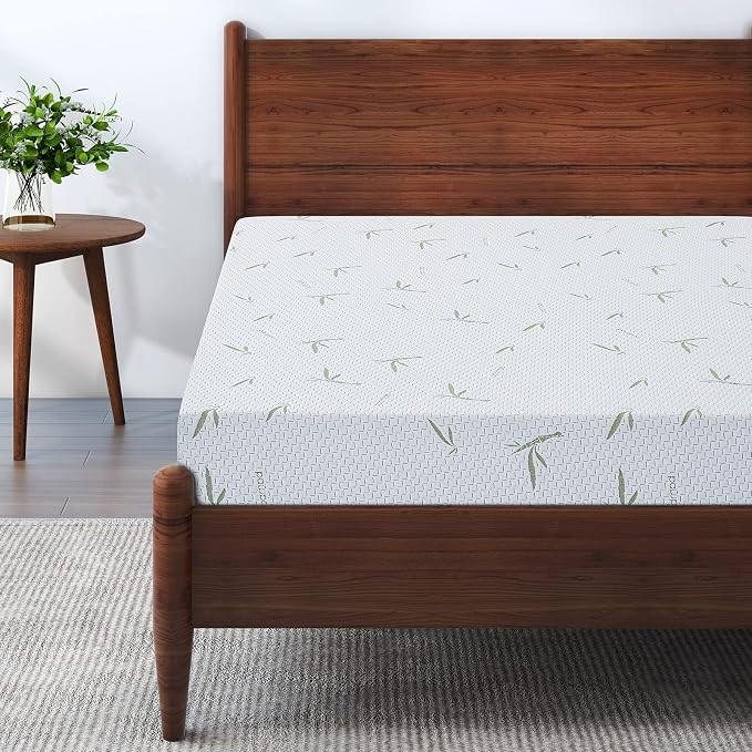 IULULU Full Mattress, 6 Inch Memory Foam Mattress in a Box, Green Tea Gel Infused Mattresses with... | Amazon (US)