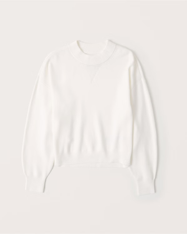 Women's Crewneck Lounge Sweater | Women's Up to 40% Off Select Styles | Abercrombie.com | Abercrombie & Fitch (US)