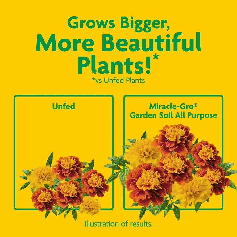 Miracle-Gro Garden Soil All Purpose, For In-Ground Use, 1.5 cu. ft. | Walmart (US)