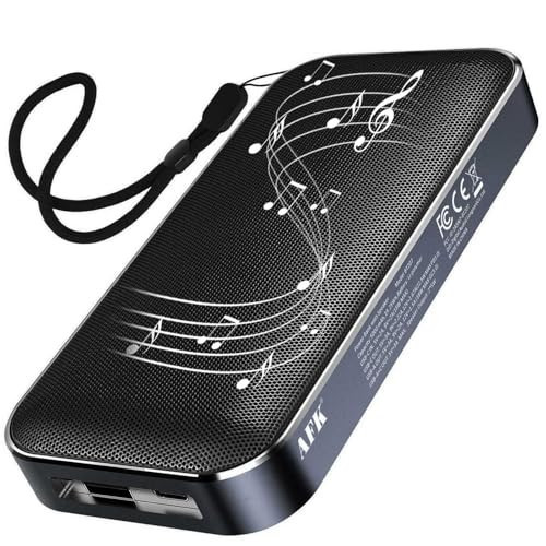 AFK Portable Charger with Bluetooth Speaker, 22.5W Fast Charging Power Bank,Battery Pack with 2 Ouputs,Travel Phone Charger Compatible for iPhone Android Phones etc | Amazon (US)