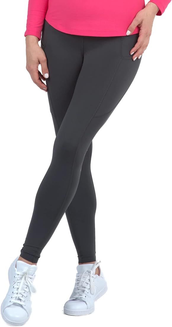 IBKUL Athleisure Wear | Sun Protective UPF 50+ Stain-Resistant Performance Leggings w Side & Back... | Amazon (US)