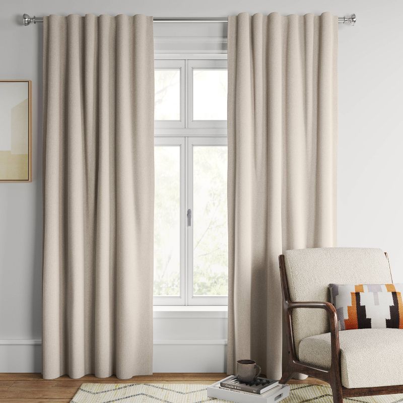 1pc Blackout Aruba Linen Window Curtain Panel - Threshold™ | Target