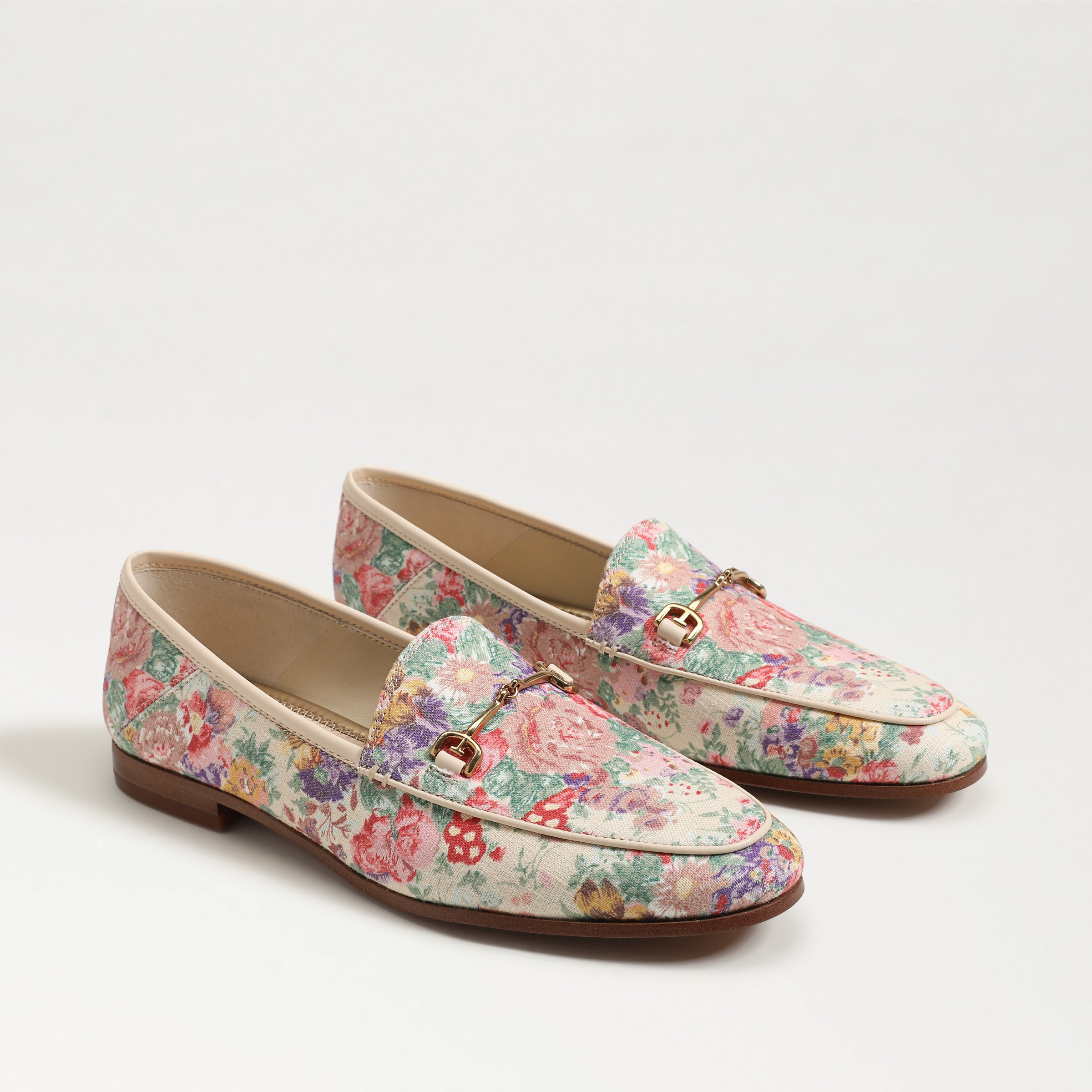 Sam Edelman Loraine Bit Loafer Summer Rose Linen 6.0 | Sam Edelman CA