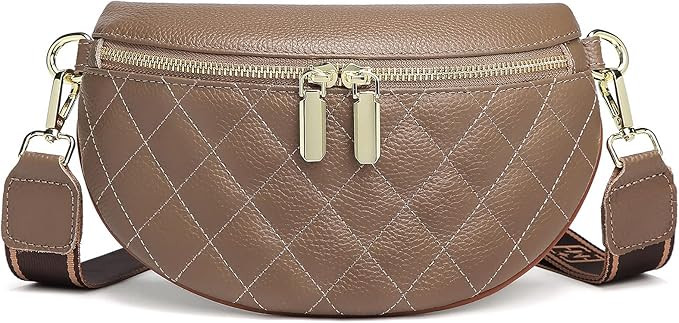 Eslcorri Small Crossbody Sling Bag for Women Trendy - Fashionable Fanny Packs Vegan Leather Chest... | Amazon (US)