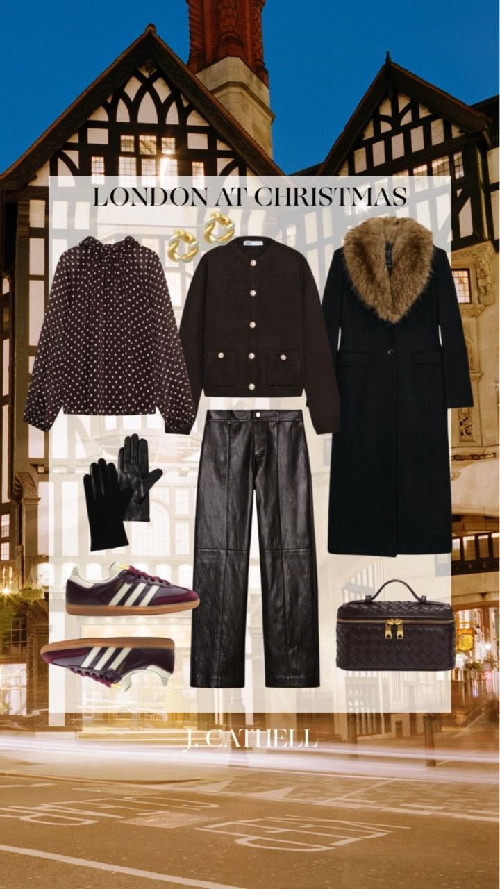 I’ve been dreaming of taking my oldest daughter to London since before she was even one. I actually planned this trip for her first birthday — but life had other plans when I shockingly found out I was pregnant with #2! So this adventure has been 13 years in the making, and it’s finally happening this Christmas. 🎄

London is my favorite city in the world — I’ve been visiting since I was 15 — and it’s become a tradition to go either with my sister or for one-on-one time with each of my girls. Two years ago I took my middle daughter, and next time it’ll be my youngest’s turn.

This wardrobe is an almost exact replica of what I’ll be wearing every day — chic layers that balance warmth, comfort, and that polished festive feel. The fur vest adds an extra layer of warmth without bulk, while each top has been intentionally chosen to look beautiful indoors, where you’re often taking photos in stunning settings like Daphne’s, Sketch, or Claridge’s tea room. I wanted pieces with texture, shine, or feminine detail — think soft metallic knits, bow-tie blouses, and subtle shimmer — so you still feel festive once the coat comes off.

We have a 3PM reservation at Daphne’s this year, the perfect time for photos and a late afternoon show after. If we can stay awake, there will definitely be dinner after, too. 😅 London just fills me up — the lights, the energy, the timelessness — there’s truly no better feeling. 🇬🇧✨

#LondonAtChristmas #LondonTravel #HolidayStyle #LondonOutfits #TravelWithKids #MotherDaughterTrip #JCInsider #FestiveFashion #WhatToWearInLondon #LondonStyle

#LTKTravel #LTKStyleTip #LTKOver40