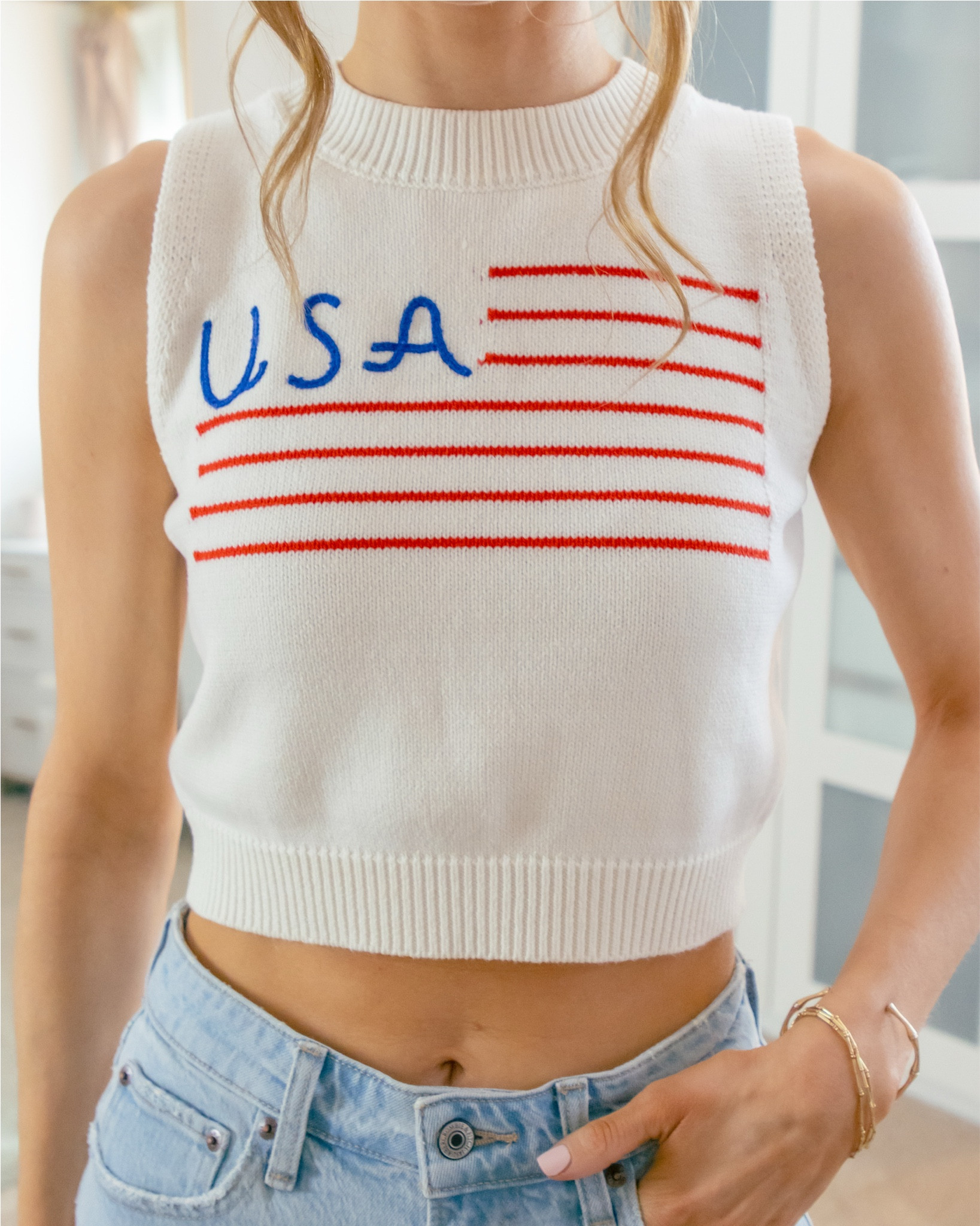 The cutest tank that would be perfect for Memorial Day! (Or the 4th of July if you’re thinking ahead)
I’m in a size medium.
I’m in a size 26 in the curve love fit in the tank, but could have gone down a size.


#LTKFindsUnder50 #LTKStyleTip #LTKSeasonal