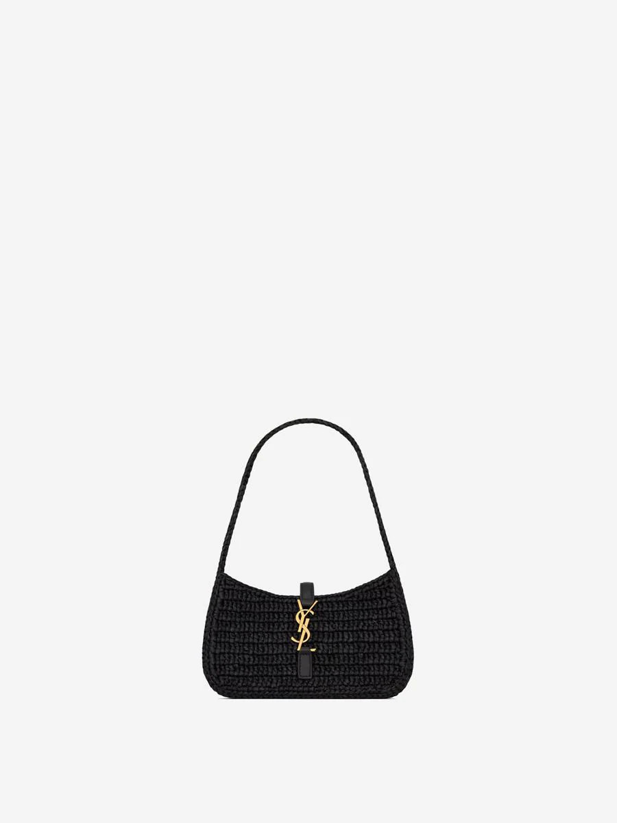 Saint Laurent Raffia Bag Le 5 A 7 Mini | Baltini