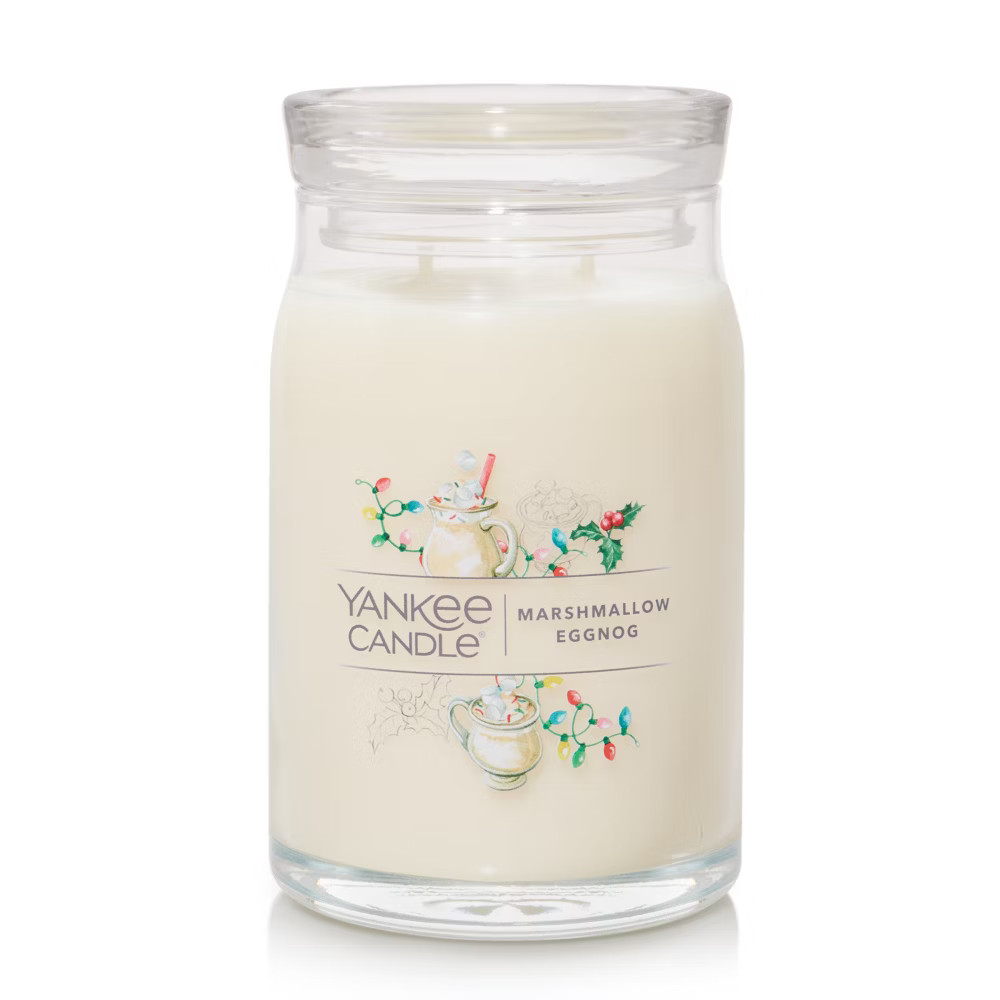 Marshmallow Eggnog Signature Large Jar Candle - Signature Large Jar Candles | Yankee Candle | Yankee Candle