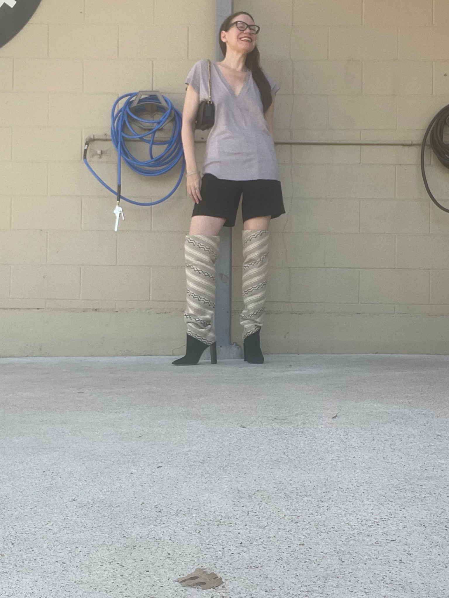 Does it even count as transitional dressing if you sweat through it all??? #investmentpiece 

#LTKdayinmylife #LTKootd #LTKOver40