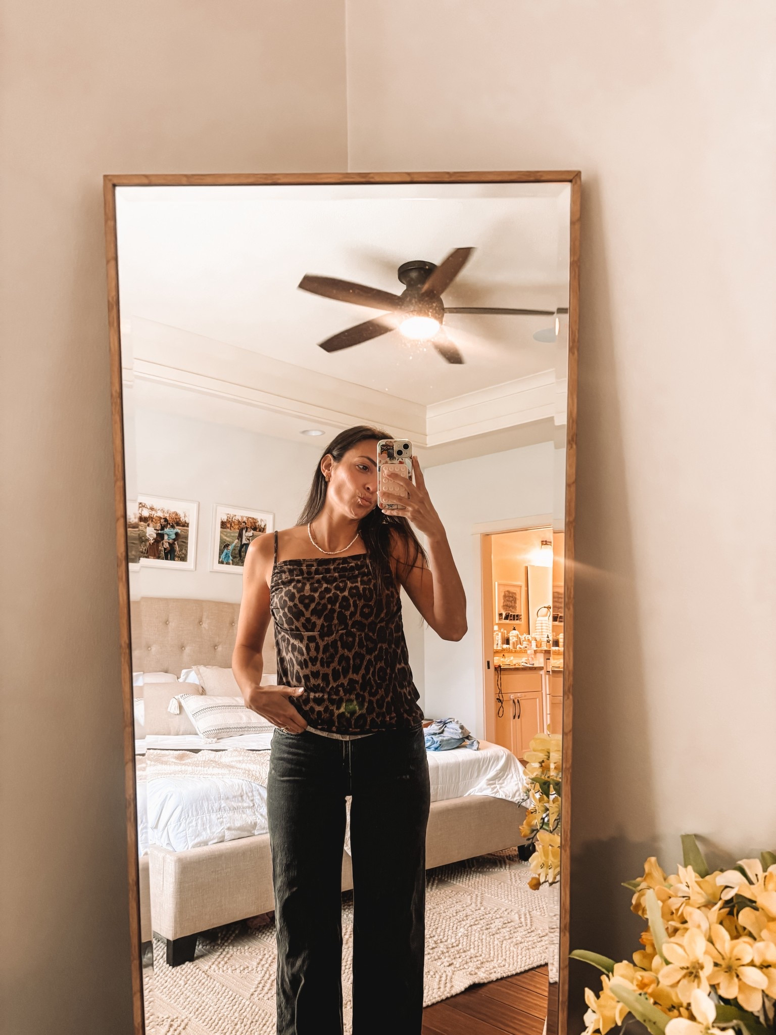 The perfect animal print top & outfit! #animalprint 
