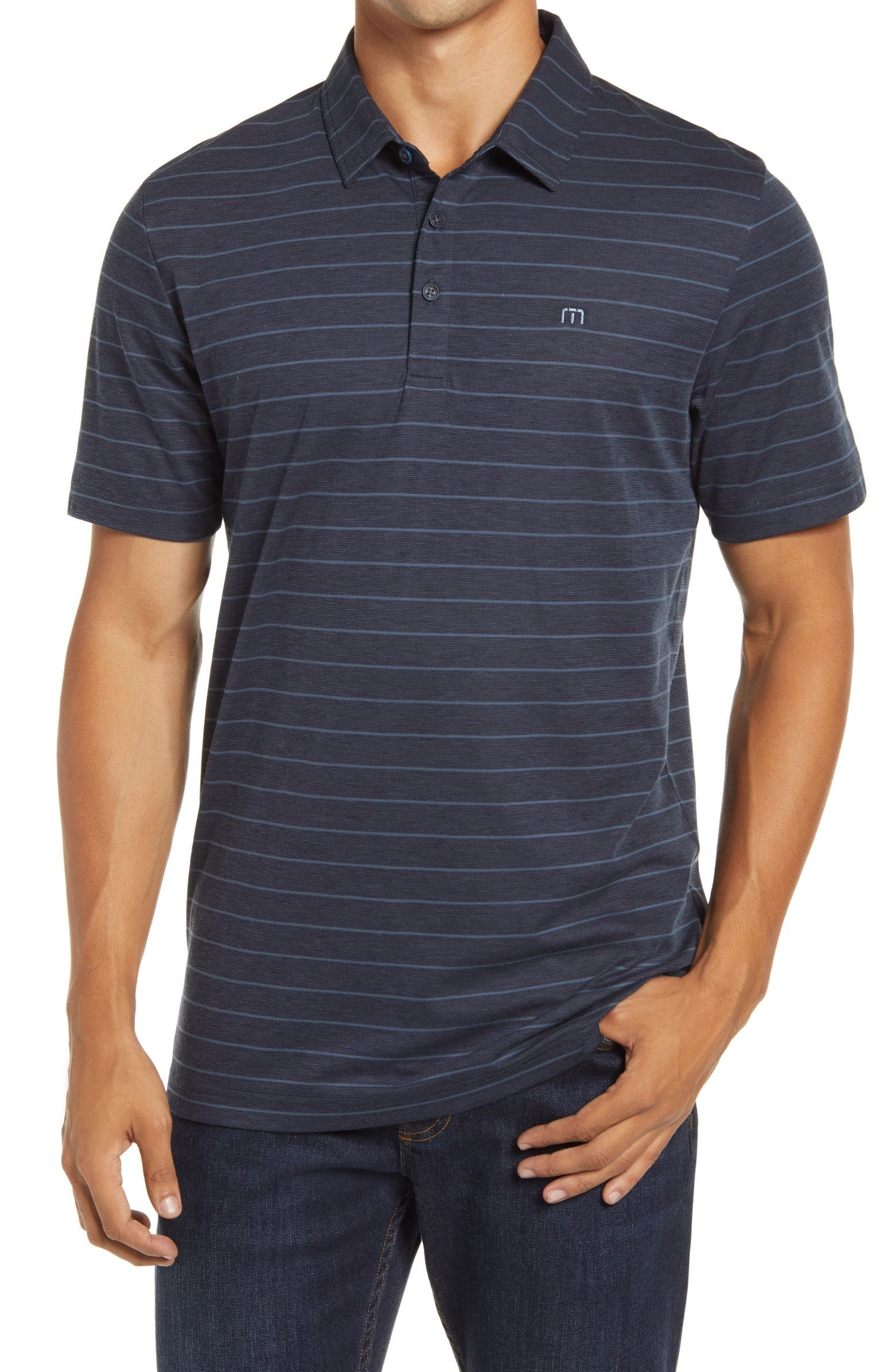 Marini 2.0 Stripe Piqué Polo | Nordstrom
