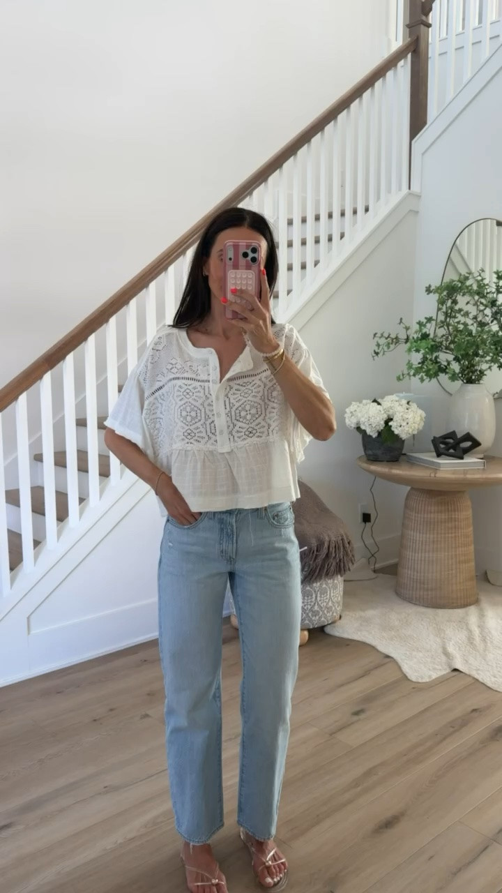 This embroidered blouse looks so high end. The lightweight fabric keeps it airy, while the intricate embroidery and relaxed peplum shape add just enough detail to make a simple pair of jeans feel special. It’s an easy piece to wear now with sandals and later with loafers or booties.

embroidered blouse, white peplum top, boho blouse, light wash jeans, casual outfit, feminine top, everyday style, transitional outfit, affordable fashion, fall outfit idea, annabrstyle

#LTKootd #LTKSeasonal #LTKTravel