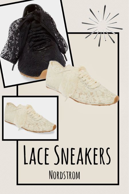 New Lace Sneakers! 

#LTKStyleTip #LTKItBag #LTKShoeCrush