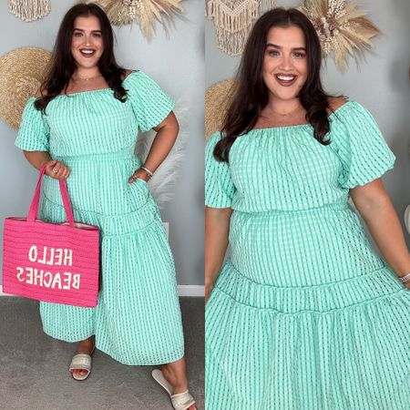 Tropical vacation maxi dresses from Amazon by destination 🌴✈️🌺 The Bahamas turquoise blues 🩵 Size XXL 
Resort wear, cruise outfits

#LTKSeasonal #LTKstyletip #LTKplussize