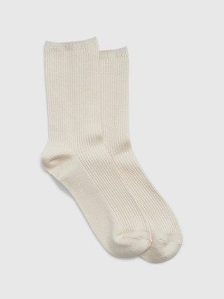 Glitter Rib Crew Socks | Gap (US)