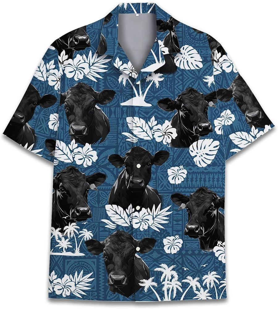 Tropical Bigfoot Hawaiian Shirts for Men Women, Sasquatch Summer Beach Button Down Short Sleeve | Amazon (US)