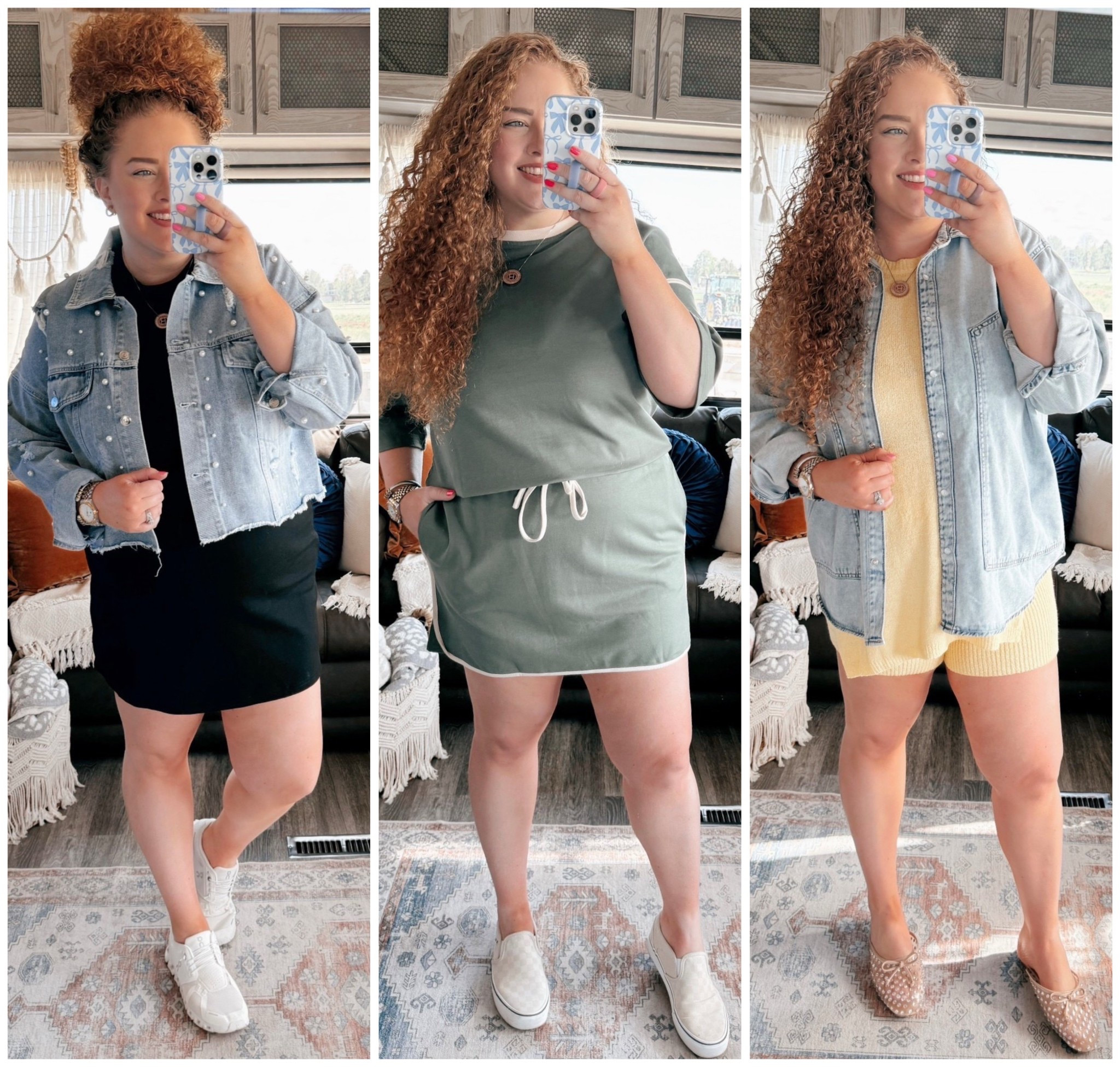 Three Amazon two piece sets I’m obsessed with 😍 So easy to throw on, so cute for any occasion, and the matching moment is always a vibe ✨ two piece set | amazon two piece set | black two piece set | travel two piece set | Amazon travel outfit | spring two piece set | summer two piece set | on cloud tennis shoes | white on cloud tennis shoes | women’s on cloud tennis shoes | casual outfit | Casual outfit inspo | amazon casual outfit | Amazon finds | Amazon fashion | amazon outfit | Amazon look | travel outfit | travel outfit inspo | spring travel | travel two piece set | casual outfit | casual set | pearl denim jacket | denim jacket with pearls | green two piece set | amazon green two piece set | two piece skirt set | amazon two piece skirt set | vans | beige checkered vans | checkered vans | yellow two piece set | amazon yellow two piece set | butter yellow | butter yellow fashion | butter yellow outfit | rhinestone mules | dolce vita mules | denim shacket | pearl snap denim shacket | target denim shacket 

#LTKSaleAlert #LTKMidsize #LTKSummerEdit