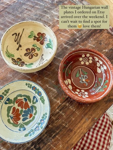 My vintage wall plates are here, and you are loving them ❤️ I'm sharing a few more finds because the last ones are already gone! 
-
Antique shopping. Vintage find. Wall decor. Wall art. Home Decor. 

#LTKstyletip #LTKfindsunder50 #LTKhome