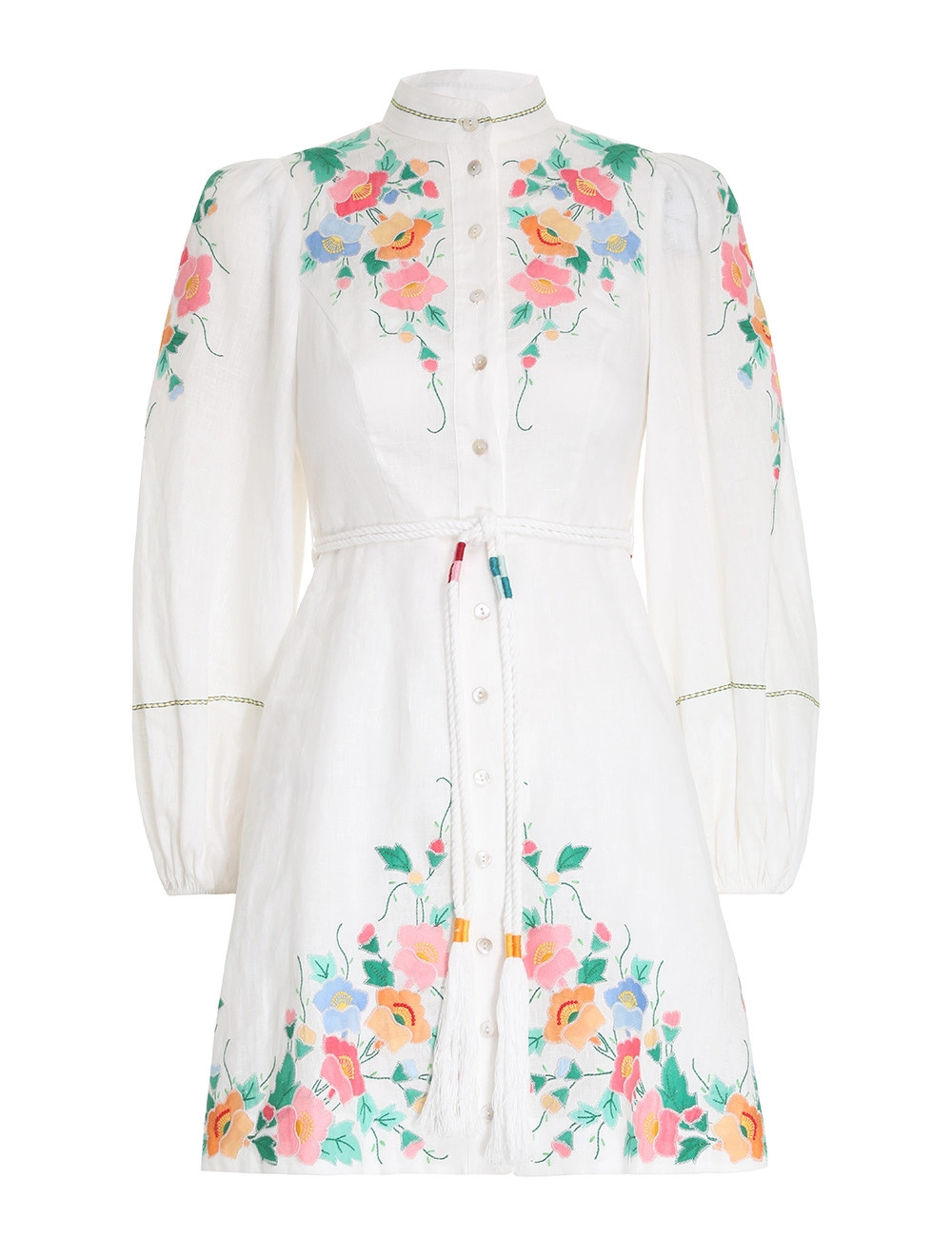 Fiesta Applique Short Dress | ZIMMERMANN (APAC)