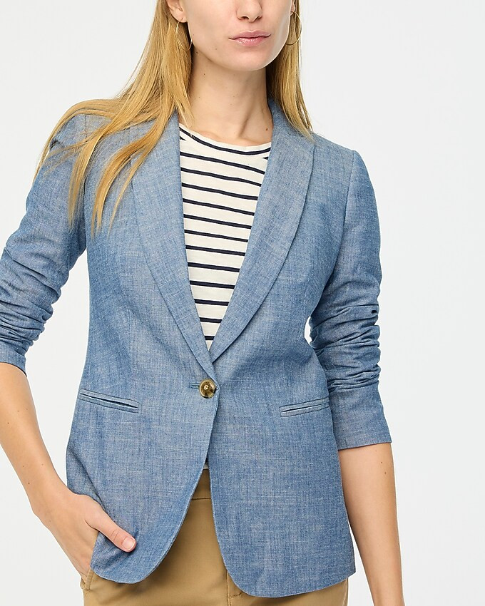 Chambray Holland blazer | J.Crew Factory